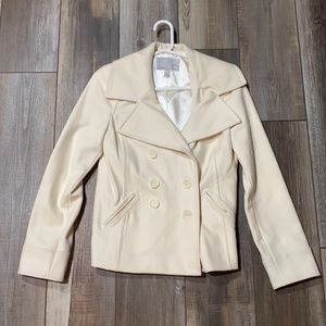 Ivory Pea Coat size S